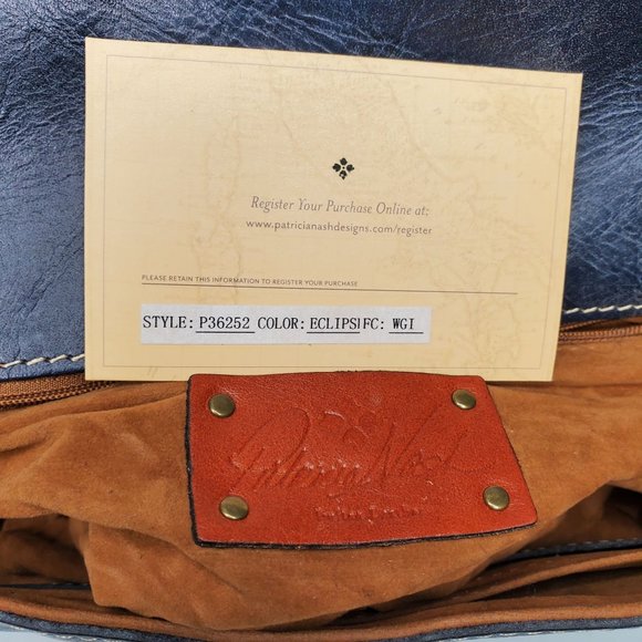 Patricia Nash Prado Crossbody Clutch Eclipse - Fur Collection - Picture 2 of 4